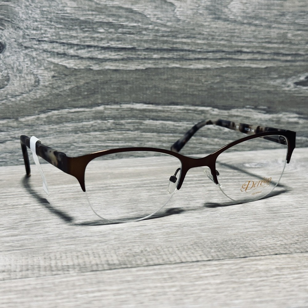 Dereon DOV532 210 Eyeglass Frames Womens 53-20-140 Brown Tortoise Cat Eye